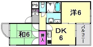 MIZUKI武庫之荘の物件間取画像